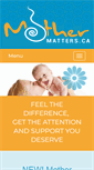 Mobile Screenshot of mothermatters.ca